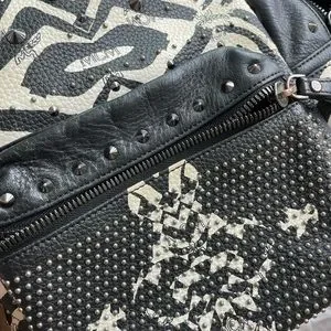 MCM | Bags | Mcm Visetos Zebra Studded Small Backpack With  display picture 3